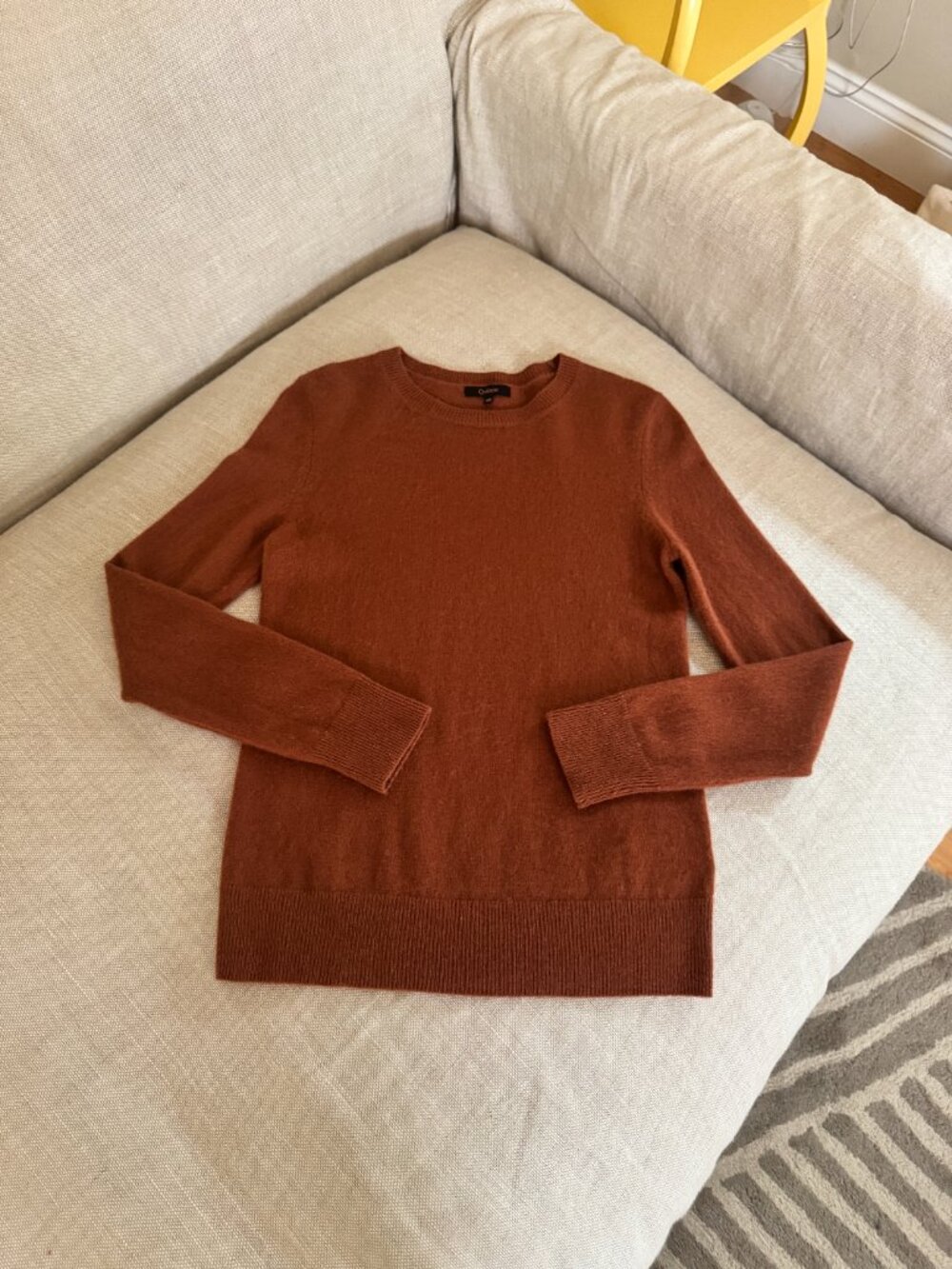 Quince 100% Mongolian Cashmere Crewneck Sweater